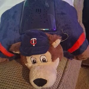 MLB Minnesota Twins Navy and Red Plush Bear